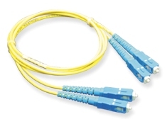 ICC: 1 Meter SC-SC Duplex Single Mode Fiber Patch Cable  