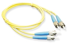 ICC: 2 Meter ST-ST Duplex Single Mode Fiber Patch Cable