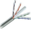 23 AWG Solid 550 MHz CMP Plenum Rated Grey Cat 6e Cable 1000ft Box