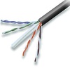 23 AWG Solid 600 MHz CMR Rated Black Enhanced Cat 6e Cable 1000 ft Box