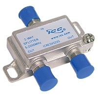 ICC Cabling Products: 1X2 2 GHz Coaxial Cable Splitter