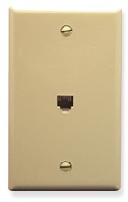 ICC Cabling Products: Ivory 6P6C Integrated Wall Plate