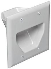 Datacomm: 45-0002-WH 2 Gang Home Theater Plate 