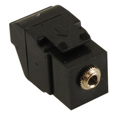 ICC Cabling Products: IC107SAPBK 3.5 mm Keystone Jack
