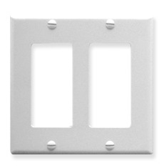 ICC Cabling Products: IC107DFDWH 2 Gang Decora Faceplate