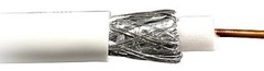 Cabling Plus:  White RG6 Coaxial Cable 