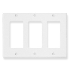 ICC Cabling Products: IC107DFTWH 3 Gang Decora Faceplate