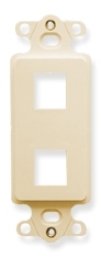 ICC Cabling Products: IC107DI2AL 2 Port Decora Insert
