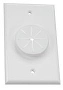 Midlite: 1GWH-GR1 Cable Wall Plate 