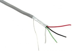 18/4SH-GY: 18-4 Shielded Security Cable 