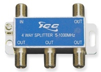 ICC Cabling Products: ICRDSAVP4B Video Splitter