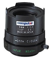 Computar: T0412FICS 1/3" 4mm Monofocal Lens