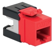 ICC Cabling Products: IC1078GARD Red Cat 6A HD Keystone Jack
