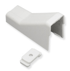 ICC Cabling Products: ICRW33CMWH 1 1/4 White Raceway Ceiling Entry and Clip     