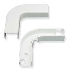 ICC Cabling Products: ICRW33EBWH 1 1/4 White Flat Elbow & Base 