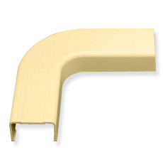 ICC Cabling Products: ICRW33FEIV 1 1/4 Ivory Raceway Flat Elbow 