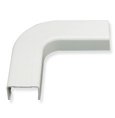 ICC Cabling Products: ICRW33FEWH 1 1/4 White Raceway Flat Elbow 