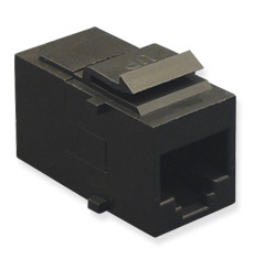 <p>ICC Cabling Products: IC107C5EBK Black Cat5e In-Line Coupler</p>