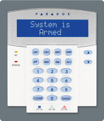 PARADOX: K651 32-Character Blue LCD Keypad Module