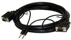 Steren: 253-203BK 3ft SVGA DE15HD + 3.5mm Cable