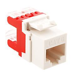 ICC Cabling Products: IC1078F6WH HD Cat 6 Keystone Jack