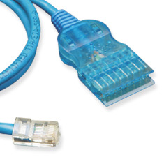 ICC Cabling Products: ICPCSA10BL 10ft 110-8P8C T568-A Category 5e Patch Cord