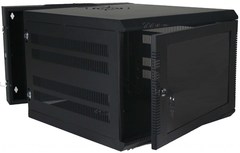 Quest Manufacturing: WM3019-11-02 11 RMS Black Swing-Out Wall Mount Enclosure