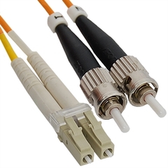 ICC: ICFOJ3M302 LC-ST Duplex MM 62.5/125 Fiber Patch Cable 2 Meter