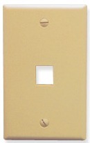 ICC Cabling Products: IC107F01IV Keystone Wall Plate