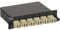 ICC Cabling Products: ICFC12MLD6 Duplex LC Fiber Optic MPO Plug and Play Cassette