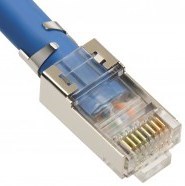 Platinum Tools: 106190 RJ45 Cat6A 10Gig Shielded Connector
