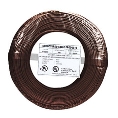 SCP: 500ft 22/2 Alarm Wire Brown Coil Pack