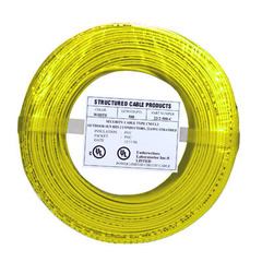 SCP: 500ft 22/2 Alarm Wire Yellow Coil Pack