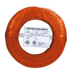 SCP: 500ft 22/2 Alarm Wire Orange Coil Pack