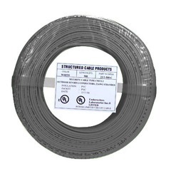SCP: Grey 500ft 22/4 Solid Alarm Wire 