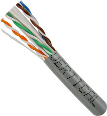 Gray Cat6a UTP Cable