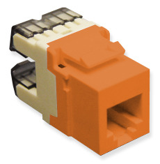 ICC Cabling Products: IC1076F0OR HD Voice RJ11 Keystone Jack