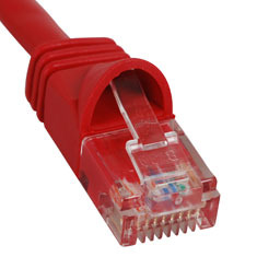 ICC Cabling Products: ICPCSJ10RD Red 10 ft Cat5e Patch Cable