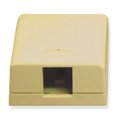 ICC Cabling Products: IC107SB1IV 1 Port Surface Mount Box