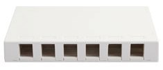 ICC Cabling Products: IC107SB6WH 6 Port Surface Mount Box