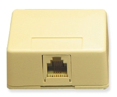ICC Cabling Products: 6P6C Jack Surface Mount Box