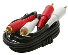 255-235: 18 ft Dual RCA to RCA Audio Cable