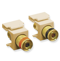ICC Cabling Products: IC107PMGIV Binding Post Keystone Jacks