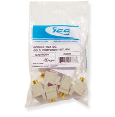 ICC Cabling Products: IC107RD5IV RCA to IDC Component Kit