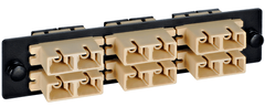 <p>ICC Cabling Products: ICFOPC16BK Adapter Panel</p>