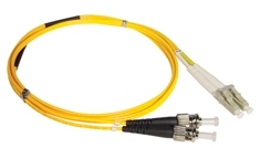ICC: 5 Meter LC-ST Duplex Single Mode Fiber Patch Cable  