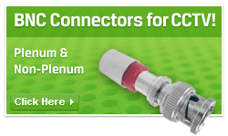 BNC connectors for CCTV