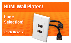 HDMI wall plates