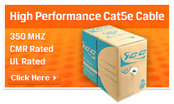 High-performance cat5e cable