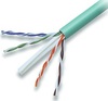 23 AWG Solid 600 MHz CMR Rated Green Enhanced Cat 6e Cable 1000 ft Box